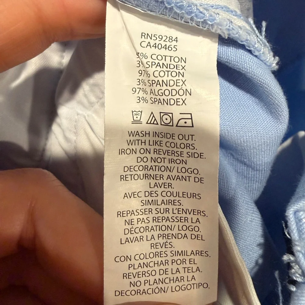 The‎ Childrens Place Boys 4T Skinny Chino Pants Light Blue Stretch 3044906 NWT
